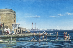 Winter Bathers at Seapoint, Monkstown.
